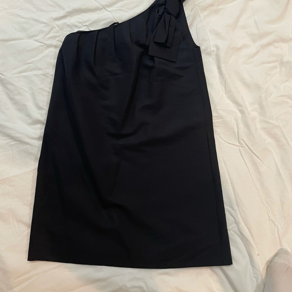 Kate Spade one shoulder dress above the knee dress
